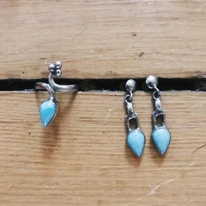 Sterling Silver Ring/Earrings Set ✨